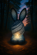 Lampe Lapin Pâques LED -Premium Quality