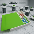 Boîte de rangement GraviTrax pour 100 billes - Boîte de rangement imprimée en 3D avec couvercle coulissant - Qualité supérieure