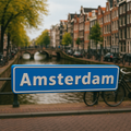 Plaque d'identité Amsterdam - Qualité supérieure