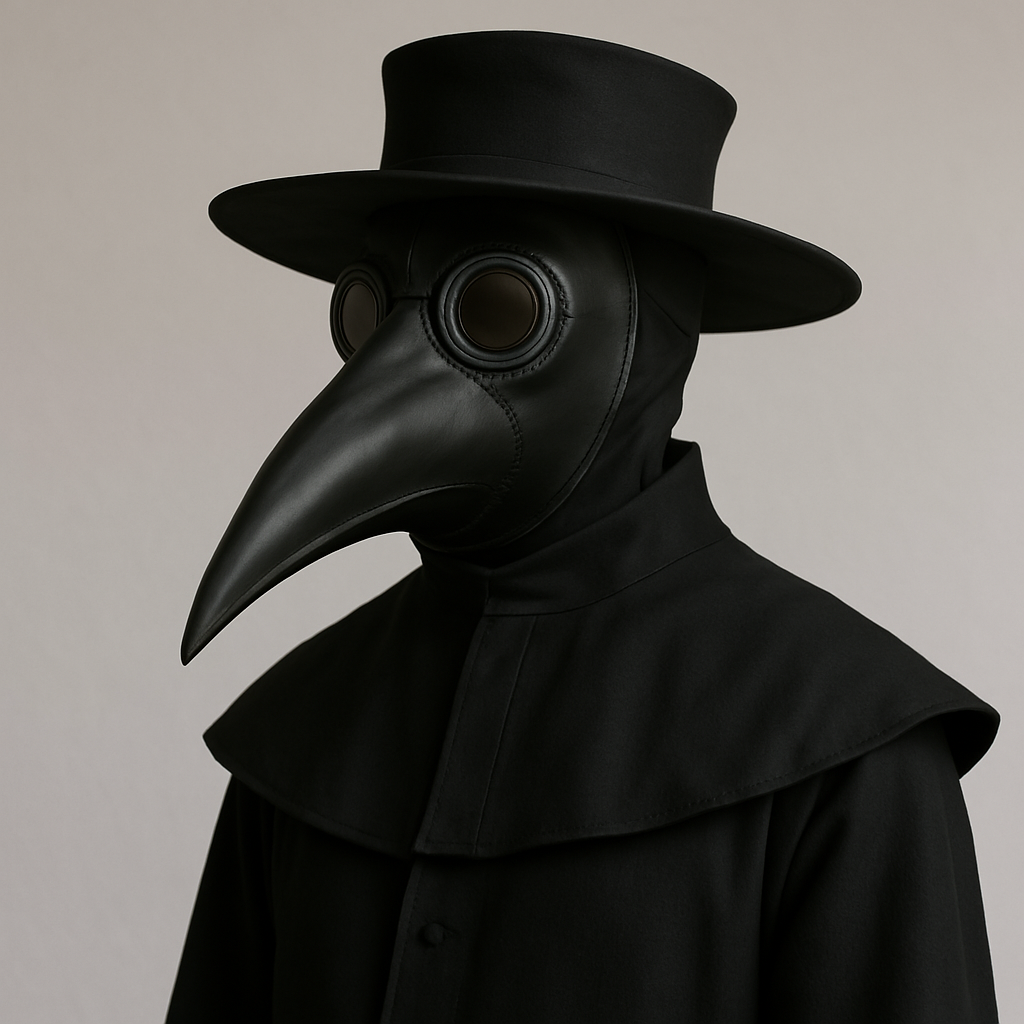 Pestdoktormaske - Historisk og mystisk design - Premium kvalitet