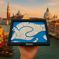 Miniature de Venise imprimée en 3D - Plan de ville détaillé et canaux - Qualité Premium