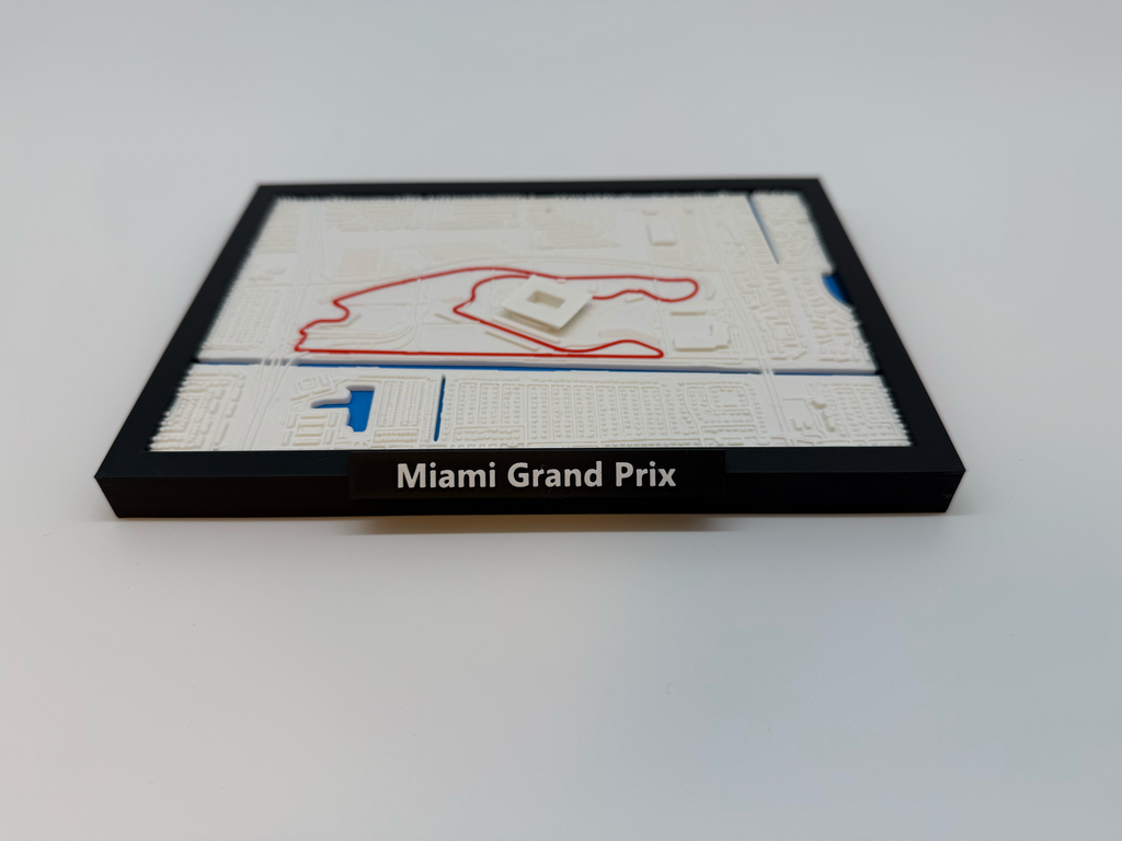 Miniatyr F1 Circuit: Miami - Premium kvalitet
