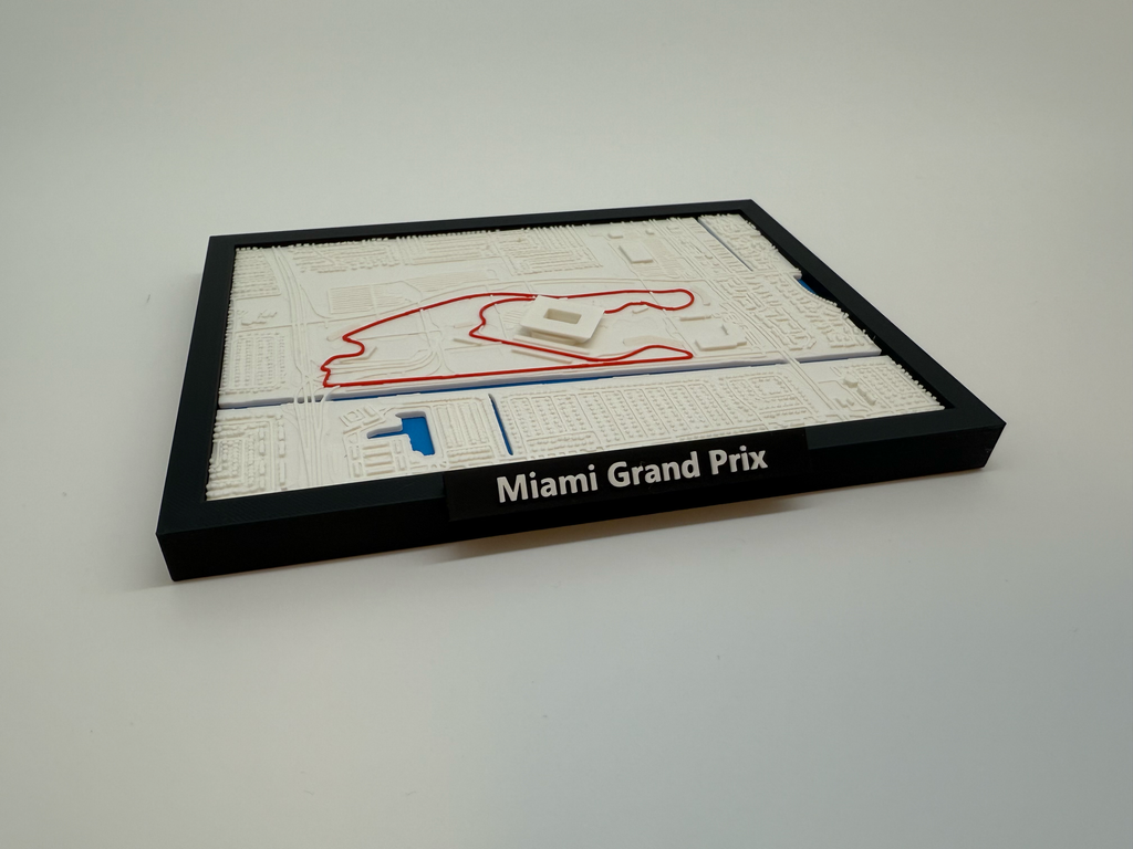 Miniatyr F1 Circuit: Miami - Premium kvalitet