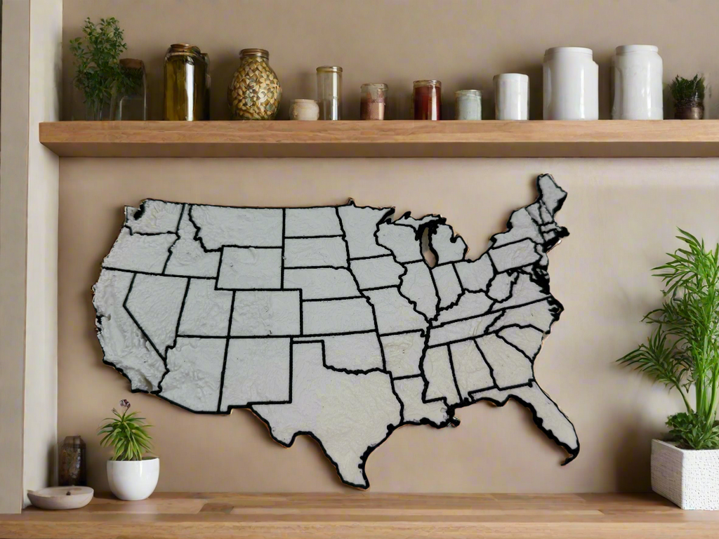 Carte miniature des États-Unis - Qualité supérieure