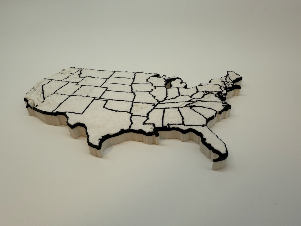 Carte miniature des États-Unis - Qualité supérieure