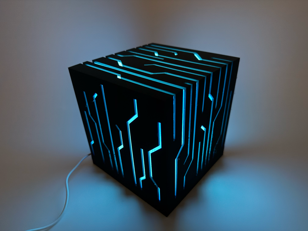 Lampe cube LED - Qualité supérieure