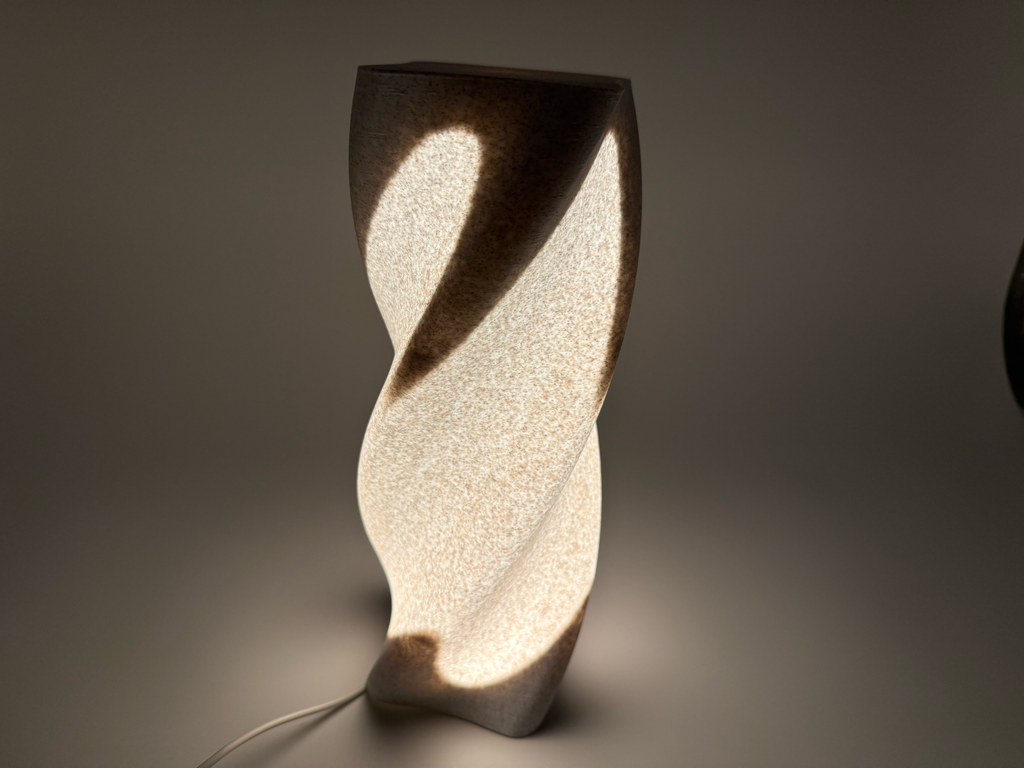 Designlampe LED hvit marmor - Premium kvalitet