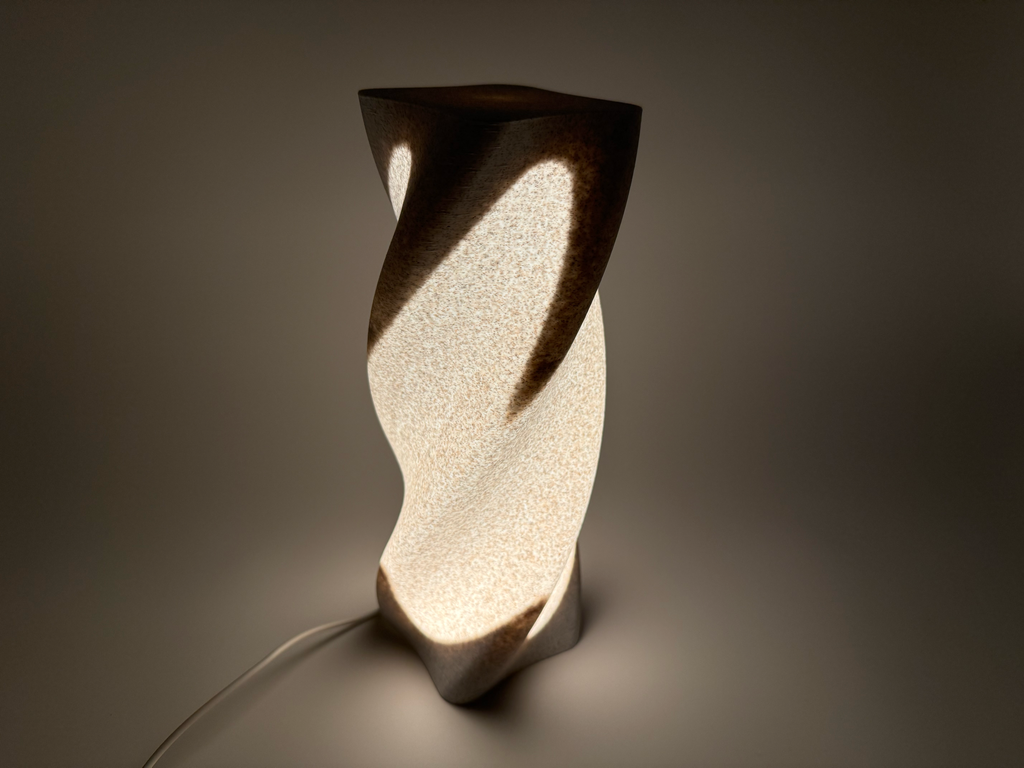 Designlampe LED hvit marmor - Premium kvalitet