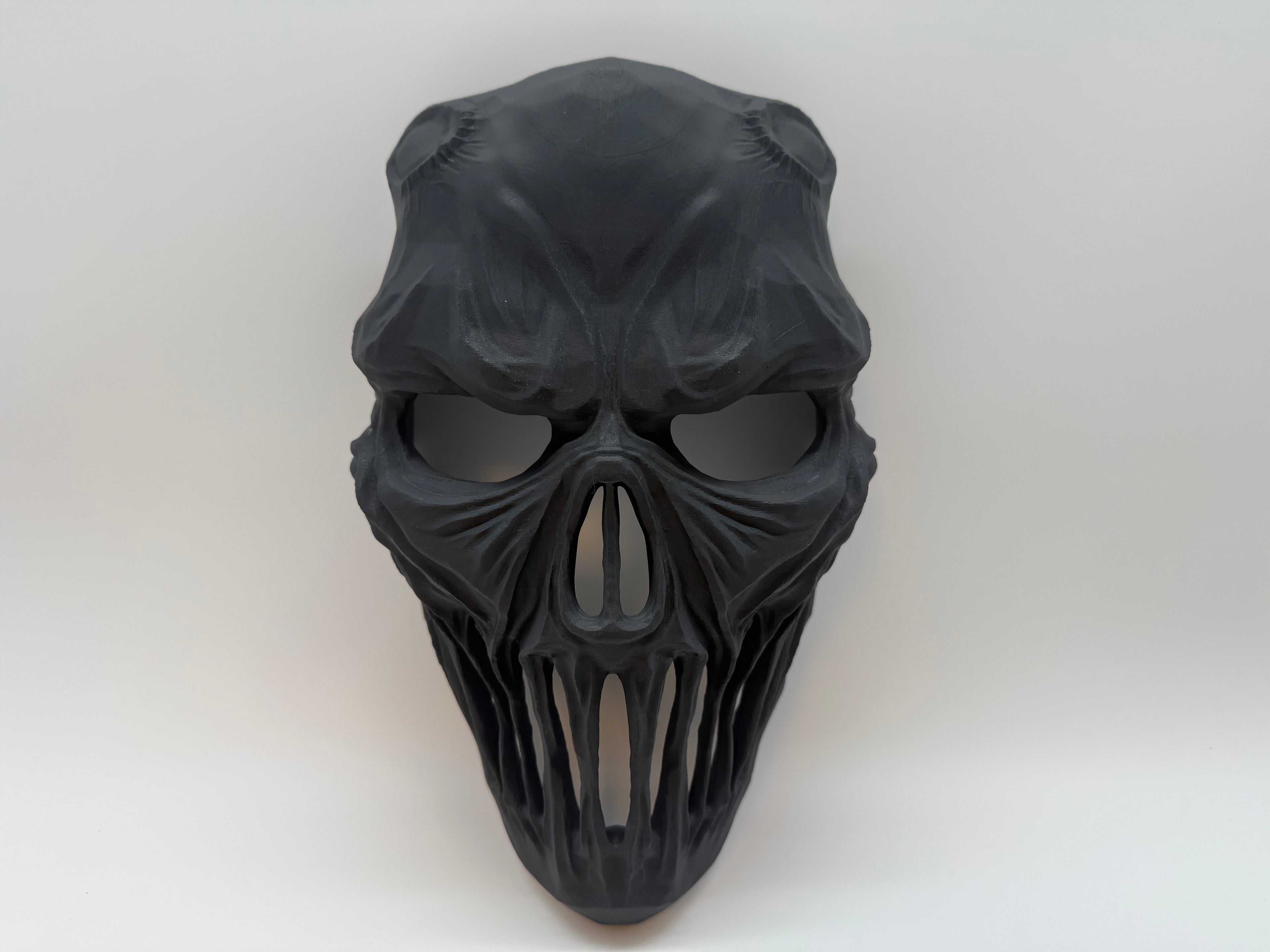 Zwarte Horror Schedel Masker – De Ultieme Griezelige Look - Premium Quality