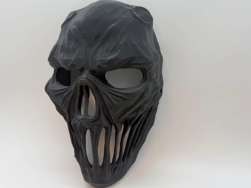 Masque de crâne d'horreur noir - L'ultime look effrayant - Qualité supérieure