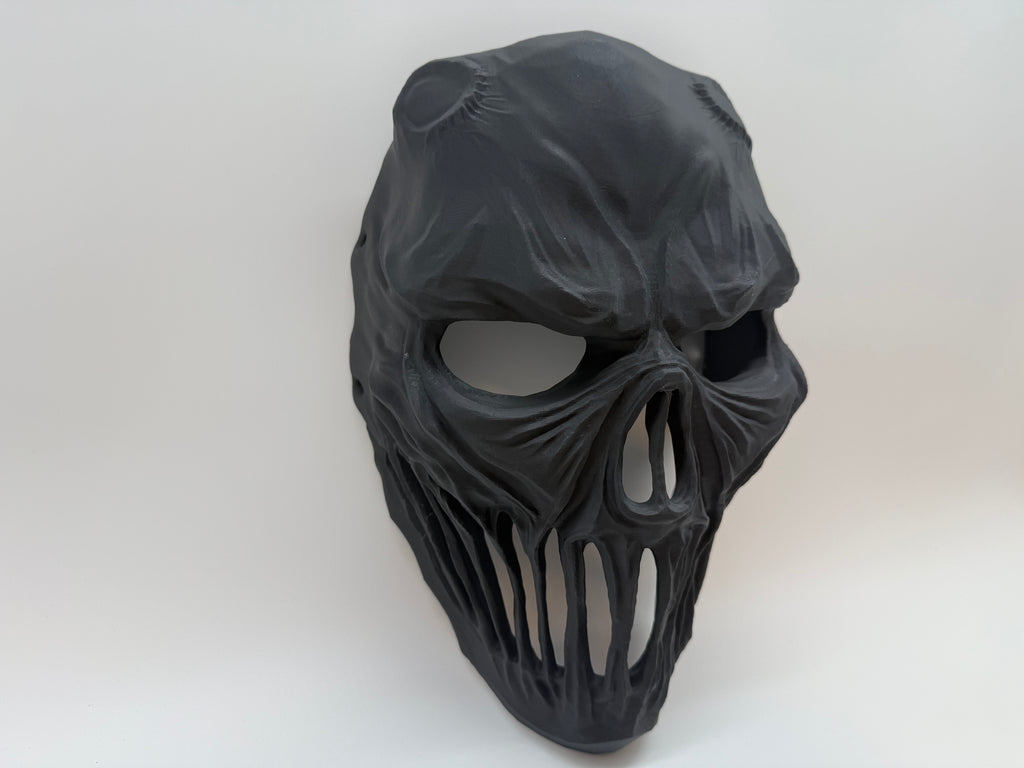 Masque de crâne d'horreur noir - L'ultime look effrayant - Qualité supérieure