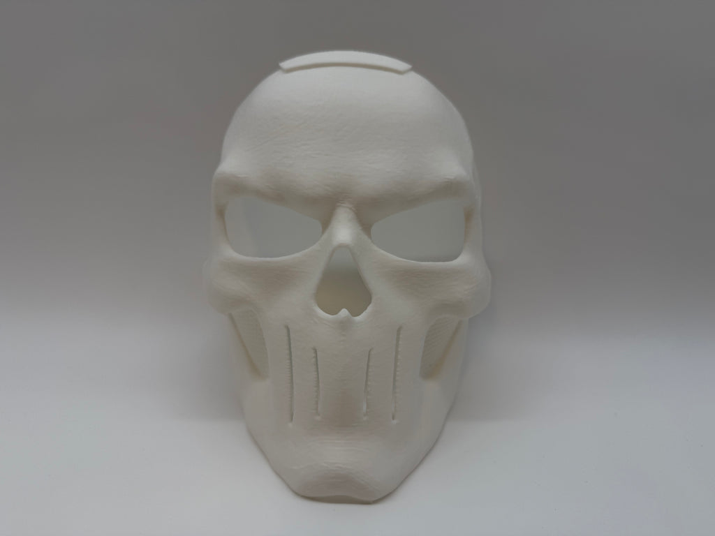 Masque de crâne tactique blanc - Design unique et résistant - Qualité supérieure