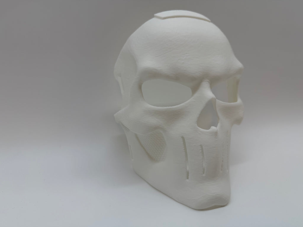 Masque de crâne tactique blanc - Design unique et résistant - Qualité supérieure