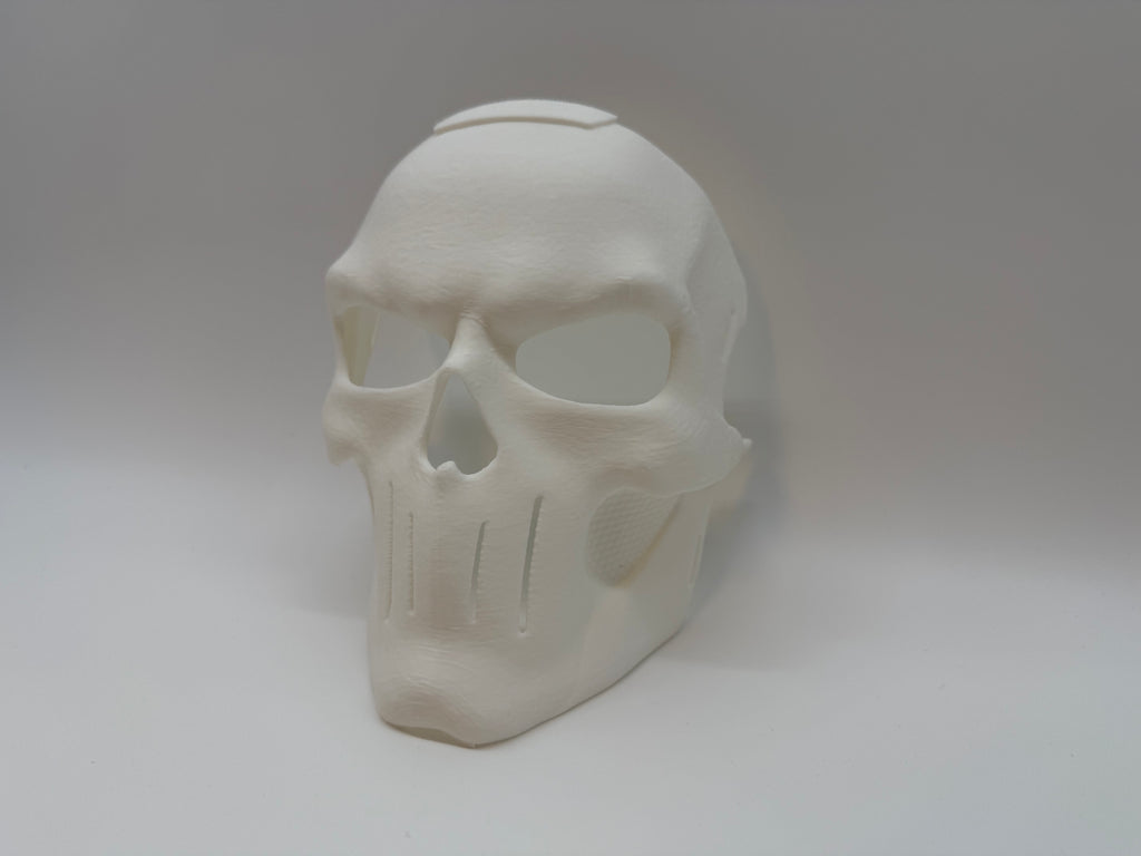 Masque de crâne tactique blanc - Design unique et résistant - Qualité supérieure