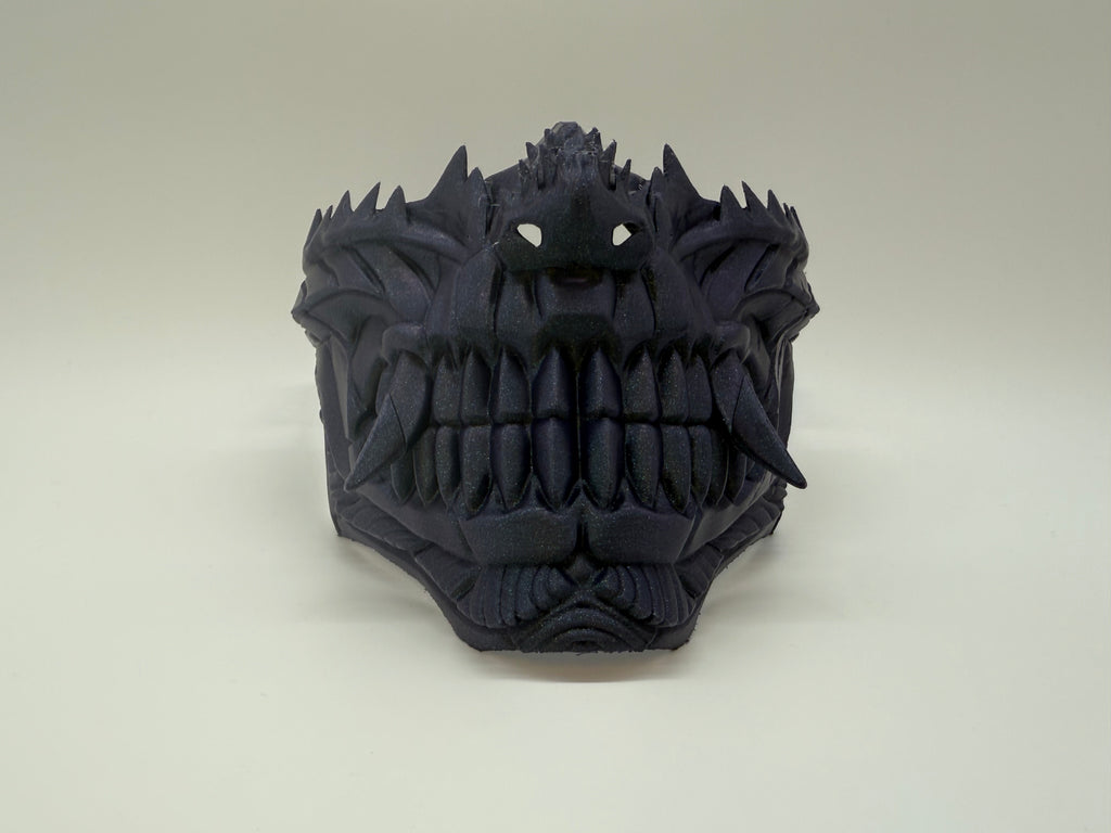 Masque facial Oni - Design démoniaque et détaillé - Qualité supérieure