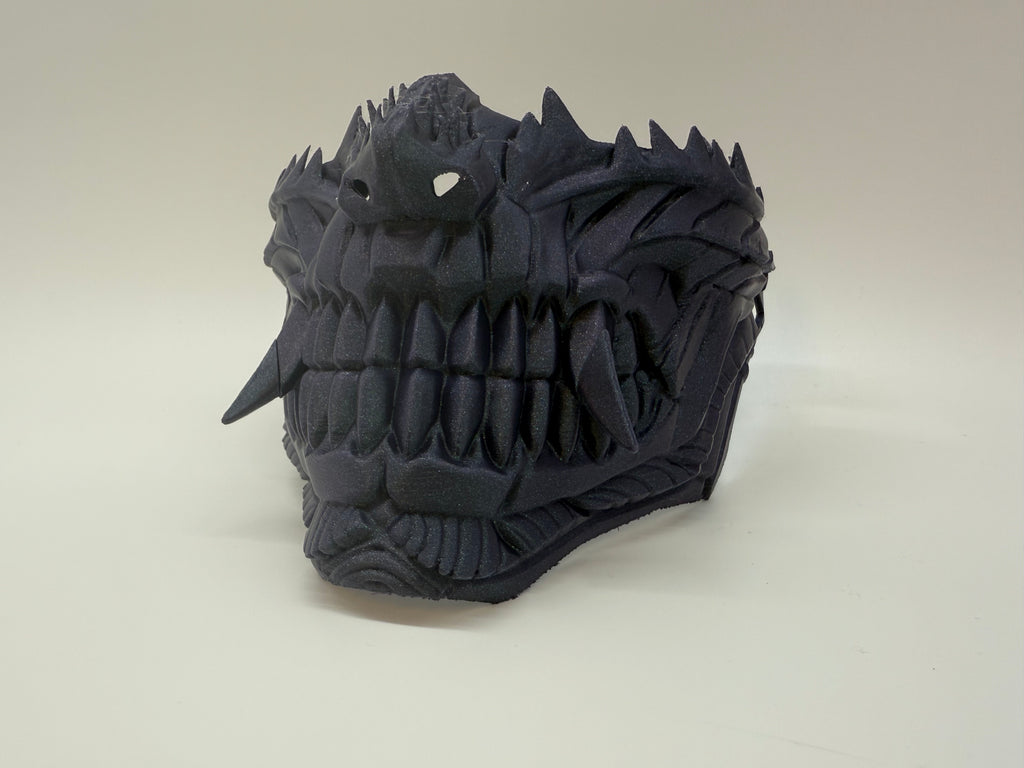 Masque facial Oni - Design démoniaque et détaillé - Qualité supérieure