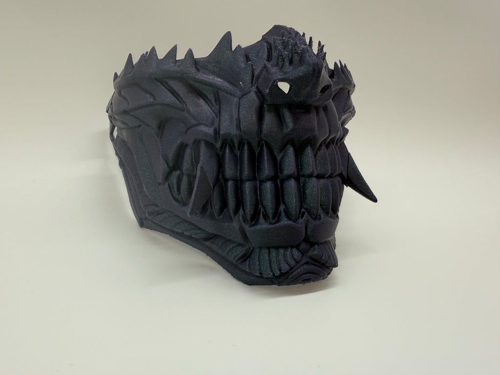 Masque facial Oni - Design démoniaque et détaillé - Qualité supérieure