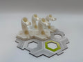 Courbes de tunnel compatibles GraviTrax - Lot de 4, blanc - Qualité supérieure