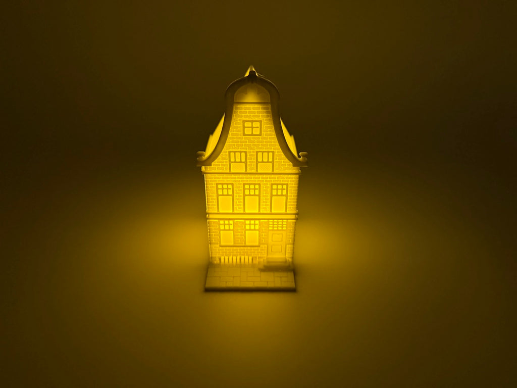Lanternes de maison de canal - Miniatures hollandaises atmosphériques - Qualité supérieure