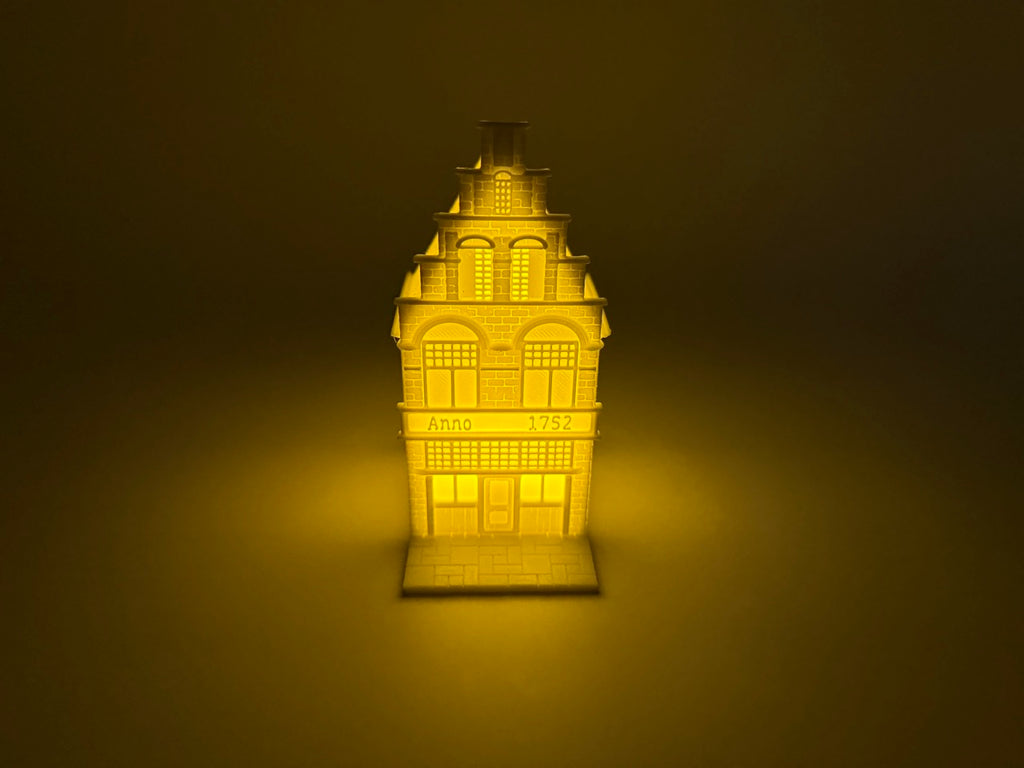Lanternes de maison de canal - Miniatures hollandaises atmosphériques - Qualité supérieure
