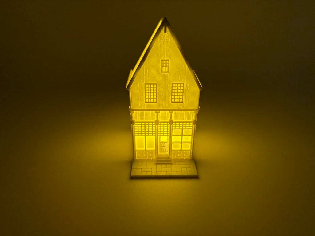 Lanternes de maison de canal - Miniatures hollandaises atmosphériques - Qualité supérieure