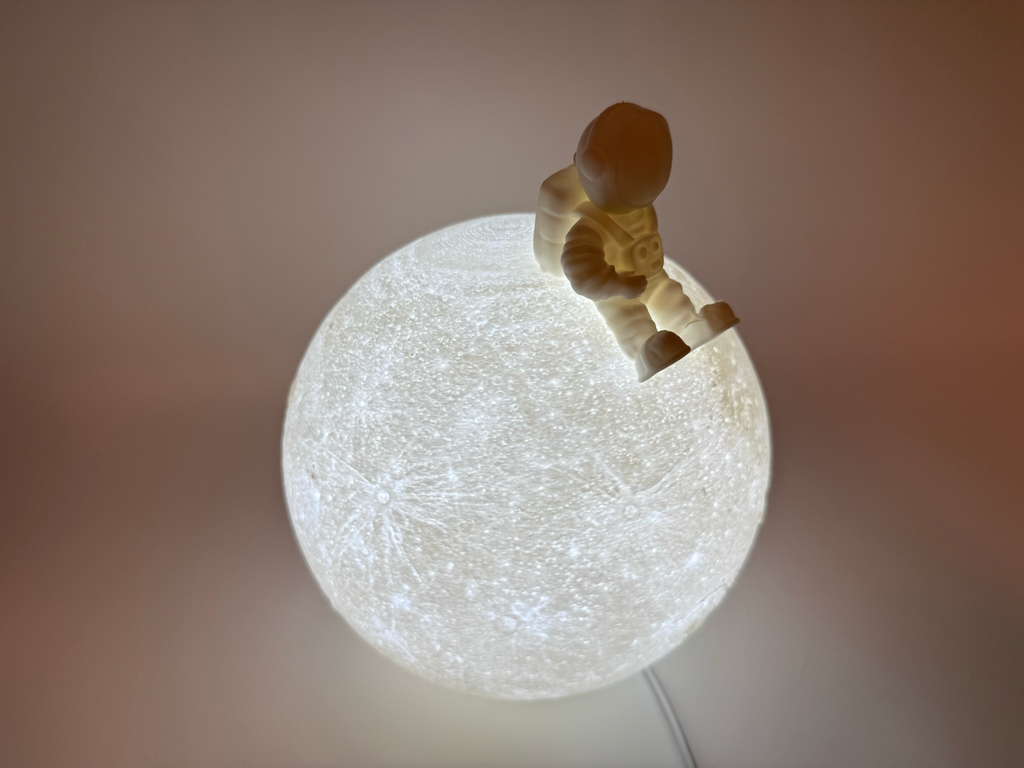 Lampe de lune LED blanche - Qualité supérieure