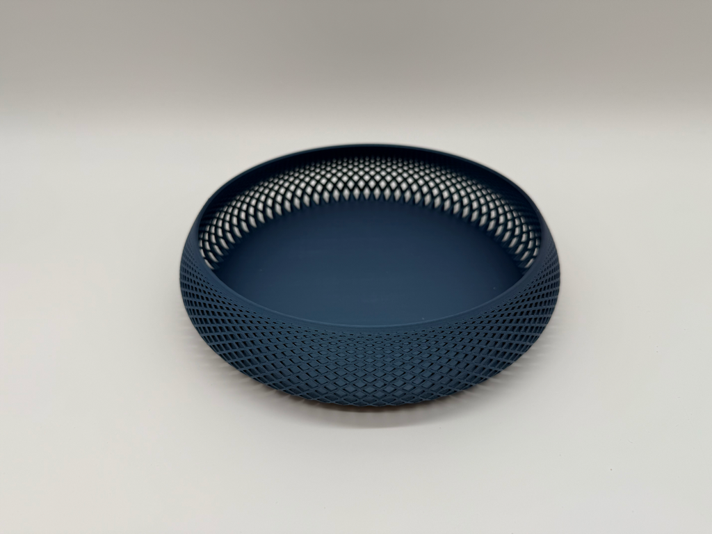 Designskål med geometrisk rutenett - moderne og funksjonell