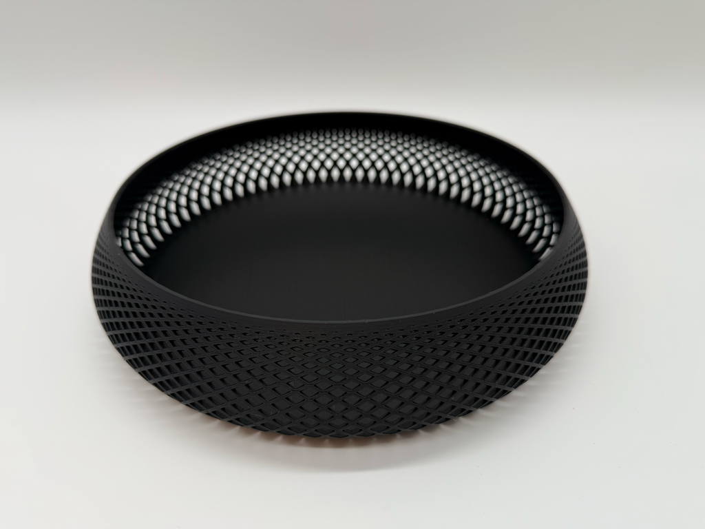 Designskål med geometrisk rutenett - moderne og funksjonell