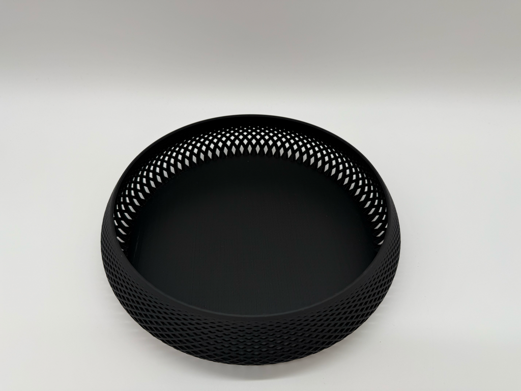 Designskål med geometrisk rutenett - moderne og funksjonell