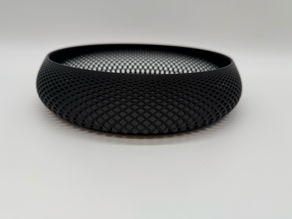 Designskål med geometrisk rutenett - moderne og funksjonell