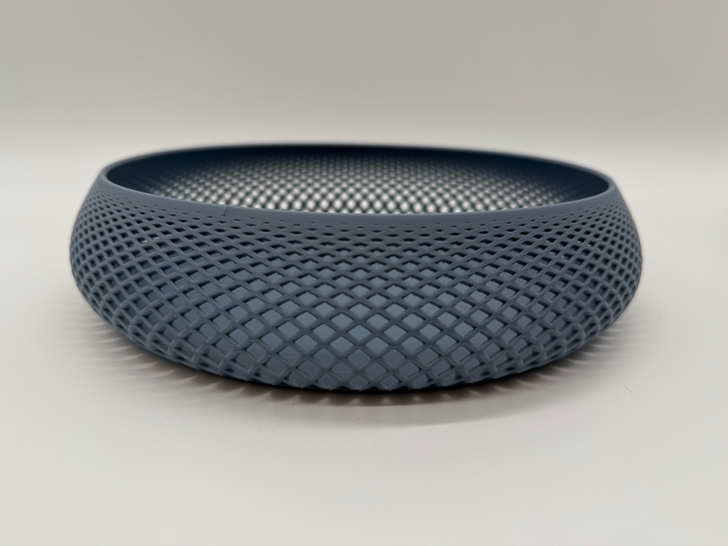 Designskål med geometrisk rutenett - moderne og funksjonell